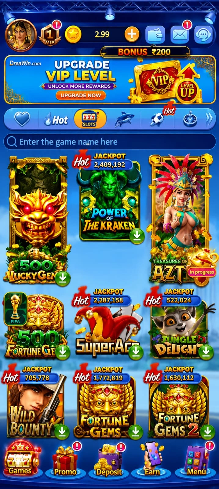 Diwa Top Teen Patti and slots-style board